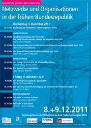 Link zu Plakat-PDF: Netzwerke und Organisationen in der frühen Bundesrepublik